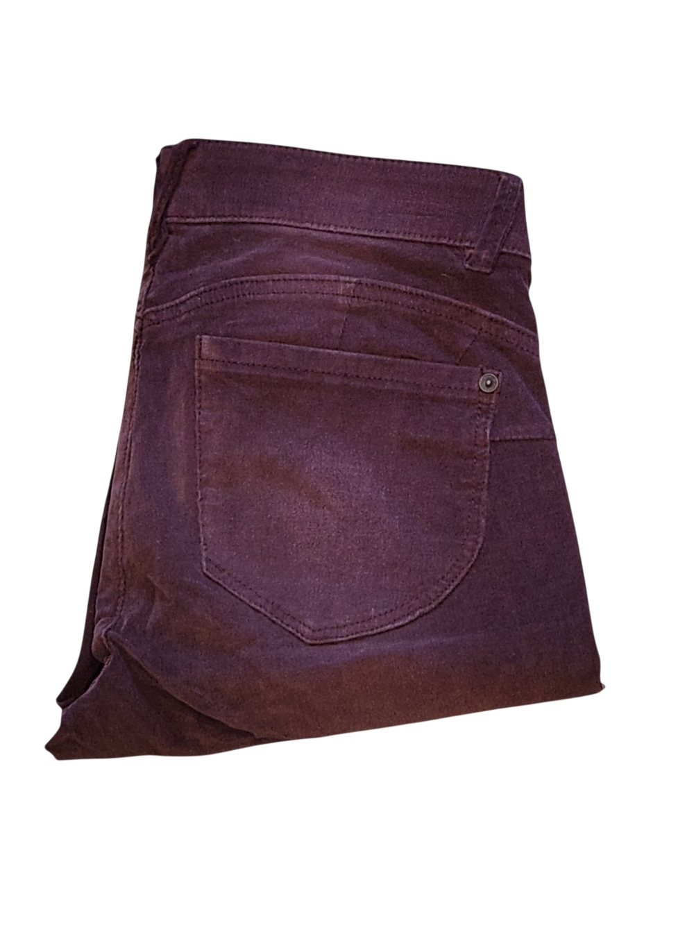 NWT Democracy Size 8 Abtechnology Burgundy Corduroy Skinny Tummy Control Jegging
